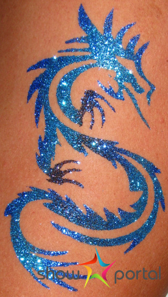 Twinkle tattoo / Glitrové tetovanie - Iva