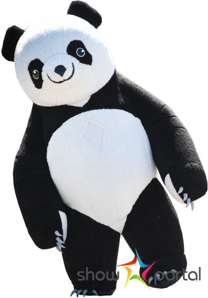 Mega nafukovací maskot Panda Vanda