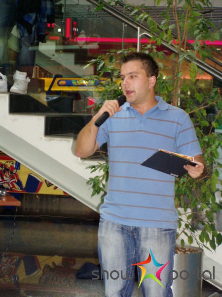 Moderátor Matúš Gavlák