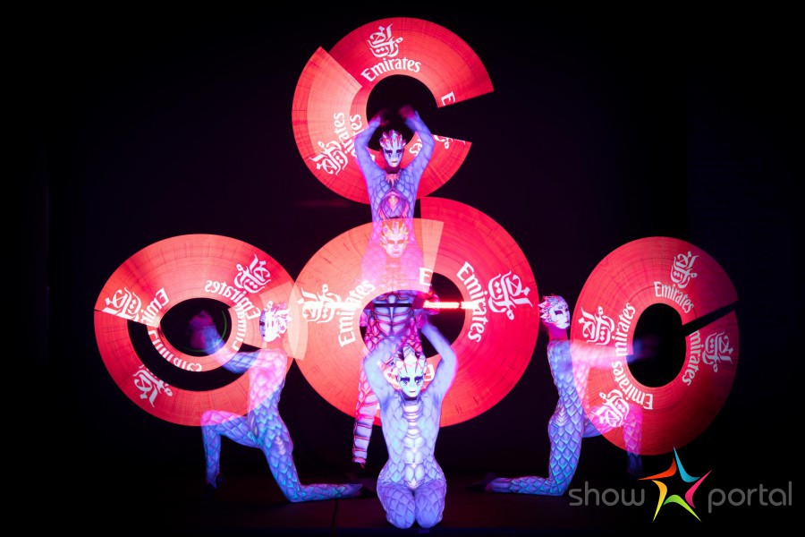 Human Light - UV Light Show by Vertigo