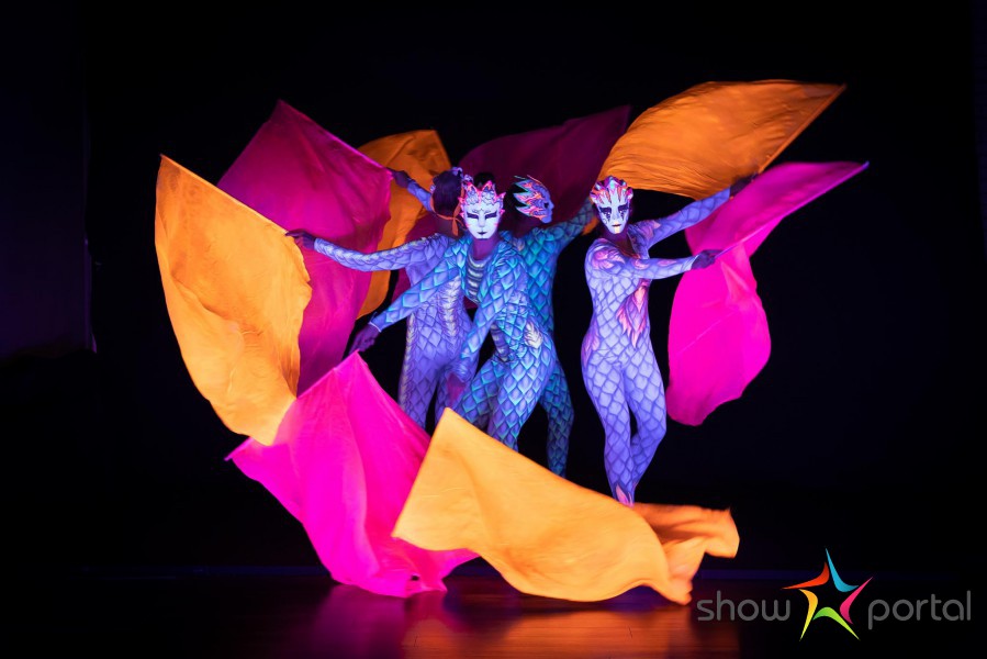 Human Light - UV Light Show by Vertigo