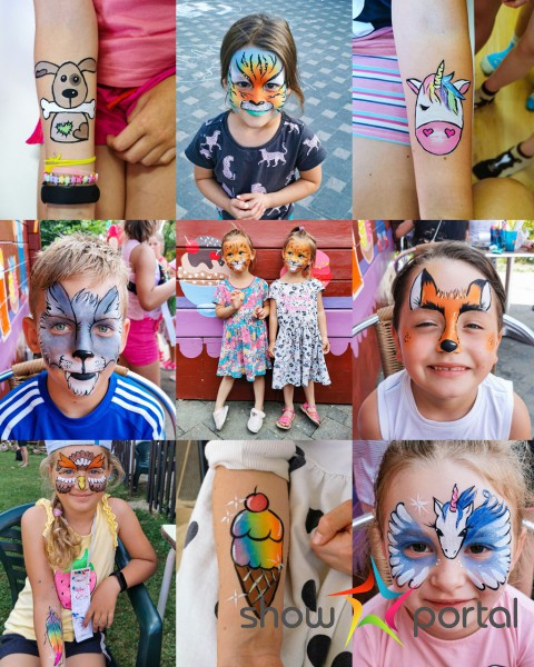 Maľovanie na tvár / facepainting - Veronika