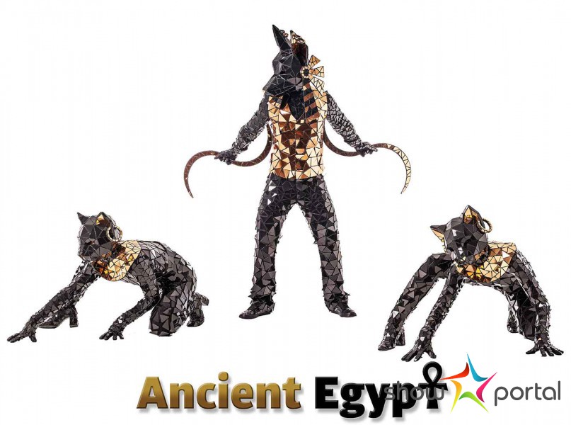 Ancient Egypt, zrkadlové zvieratá, mirror animals