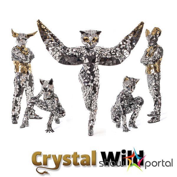 Crystal Wild zrkadlové zvieratá mirror animals