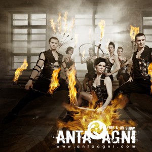 Anta Agni - Fireshow a svetelná UV show